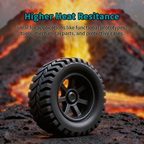 خيوط طابعة ثلاثية الأبعاد PETG، خيوط PETG أقوى 1.75 مم، صلابة عالية، متوافقة مع مختبر بامبو ومعظم طابعات FDM ثلاثية الأبعاد، بكرة 1 كجم (شفافة) in Kuwait