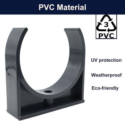 دعامة تعليق مشبك الأنابيب البلاستيكية لأنابيب Sch40 PVC مقاس 3 بوصة (8 عبوات) in Saudi Arabia