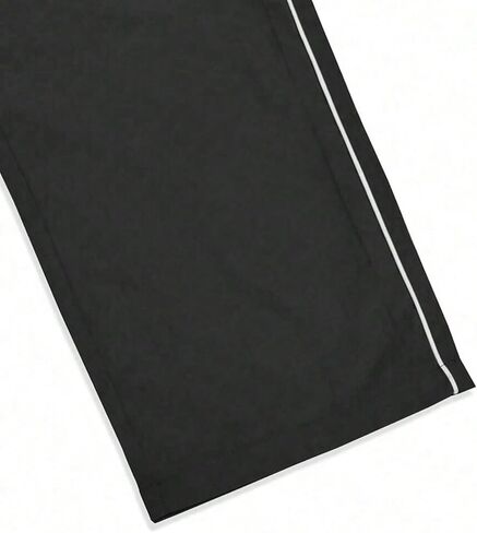 Girls Track Pants, Elastic Waist Wide Leg Jogger Pants with Contrast Side Stripes for Teens in Kuwait