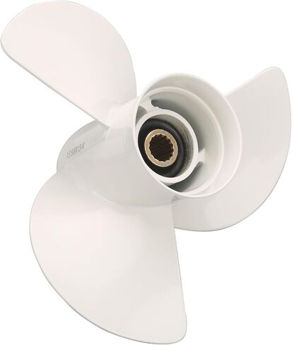 13 5/8x13-K Boat Propeller Compatible with Yamaha Outboard Engines 50HP 60HP 70HP 80HP 90HP 100HP 110HP 120HP 130HP - 15 Tooth-RH Replace 6E5-45949-00-EL in Kuwait