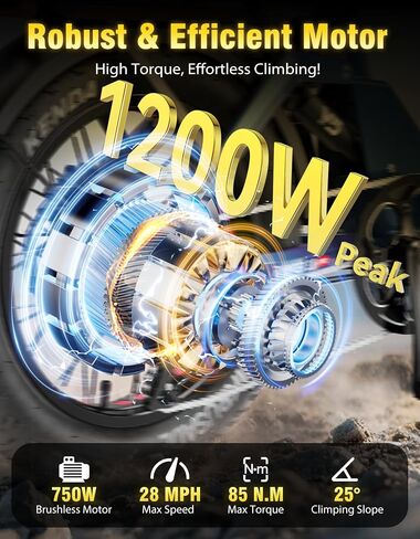 Heybike Ranger 3.0 Pro Fat Tire Electric Bike, 90Miles Long Range,720WH Removable Battery, 1200W Peak Motor 28MPH,20"*4 Foldable Step-Thru Ebike in Kuwait