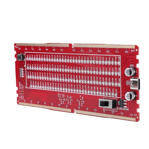 بطاقة اختبار ذاكرة الوصول العشوائي Vikye DDR5 RAM، أداة تشخيص اللوحة الأم لخادم سطح المكتب مزود طاقة مزدوج، مع ضوء LED، لإصلاح الكمبيوتر in Kuwait