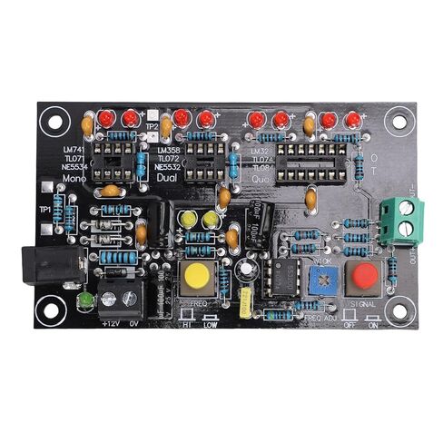 LICAEVEY Operational Amplifier Testing Module Board High Speed Low Speed Dual Quad Channel Electronics Experiments for LM741 TL072 NE5532 (Single Chip Double Quad Channel) 9.5x5.8cm PCB in Kuwait