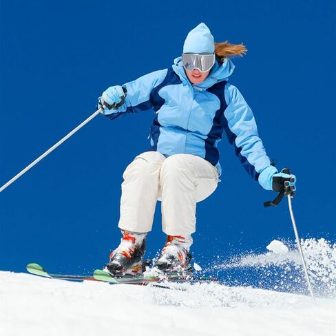 2pcs Ski Goggles Snowboard Goggles for Men Women Adults Youth,Over Glasses OTG/100% UV Protection/Anti-fog/Wide Vision in Kuwait