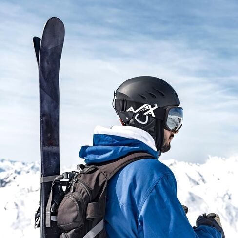 2pcs Ski Goggles Snowboard Goggles for Men Women Adults Youth,Over Glasses OTG/100% UV Protection/Anti-fog/Wide Vision in Kuwait