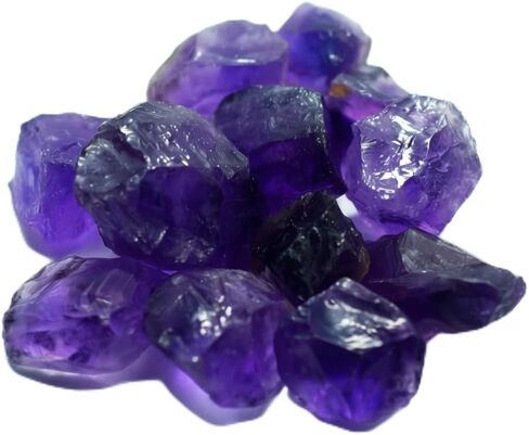 150.30 Ct Natural Purple Amethyst Uncut Raw Rough Gemstone Lot CERTIFIED in Kuwait