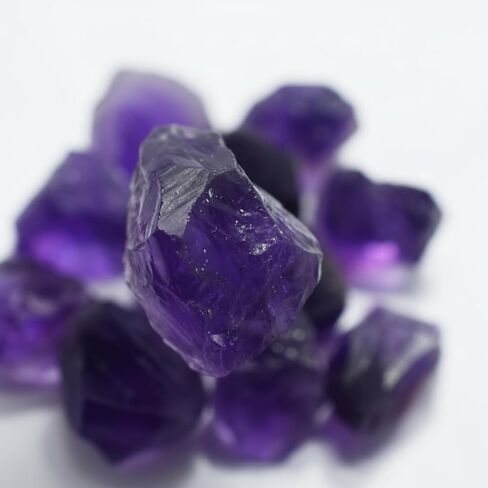 150.30 Ct Natural Purple Amethyst Uncut Raw Rough Gemstone Lot CERTIFIED in Kuwait