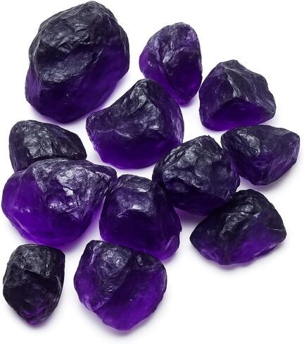 150.30 Ct Natural Purple Amethyst Uncut Raw Rough Gemstone Lot CERTIFIED in Kuwait