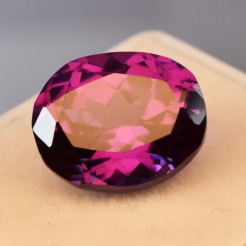 10 Ct Natural CERTIFIED Alexandrite Loose Gemstone Color Change Oval Ring Size in Kuwait