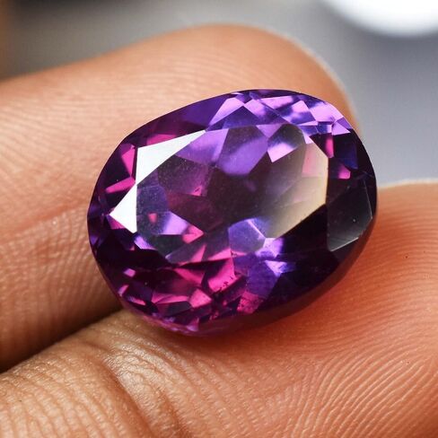 10 Ct Natural CERTIFIED Alexandrite Loose Gemstone Color Change Oval Ring Size in Kuwait