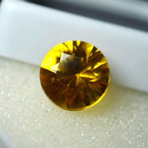 Most Expensive CERTIFIED 19.10 Ct NATURAL Topaz Gemstone Orange Round Shape in Kuwait