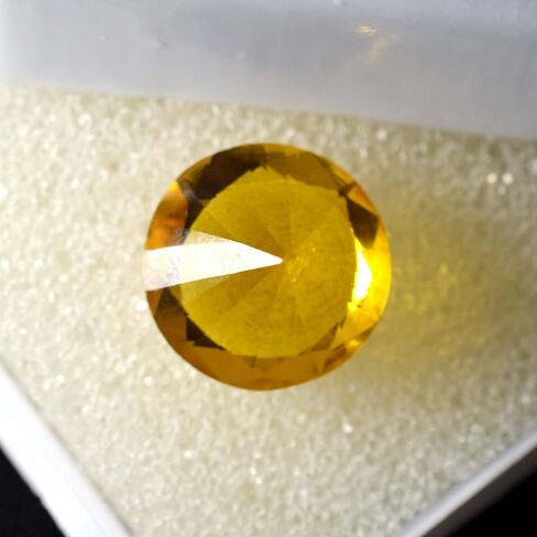 Most Expensive CERTIFIED 19.10 Ct NATURAL Topaz Gemstone Orange Round Shape in Kuwait