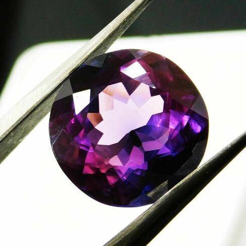 5 to 7 Ct Natural PURPLE Tanzanite CERTIFIED Round Cut Loose Gemstone Ring Size in Kuwait