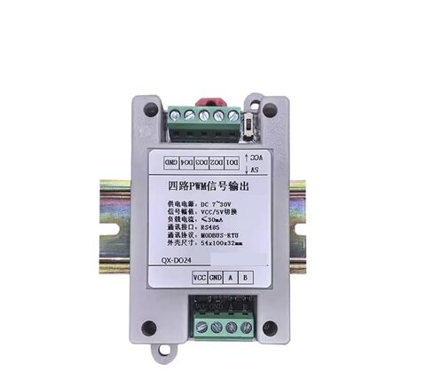 4 قنوات RS485 إلى PWM وحدة إخراج الإشارة نبض تردد دورة العمل قابل للتعديل سيرفو مربع موجة Modbus RTU in Kuwait