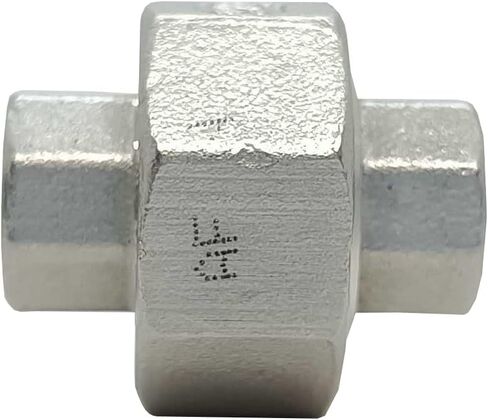 AF Hydro Stainless Steel SS316 Union Pipe Fitting, 1 1/2''NPT Female Thread, Pressure Rating up to 150 PSI, Class 150 Connector Adapter in Kuwait