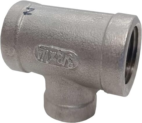 AF Hydro الفولاذ المقاوم للصدأ SS316 تقليل تركيب الأنابيب المحملة، 1 1/4 بوصة NPT × 1 1/4 بوصة NPT × 1/2 بوصة NPT خيط أنثى، تصنيف الضغط حتى 150 رطل لكل بوصة مربعة، محول موصل مخفض فئة 150 in Kuwait