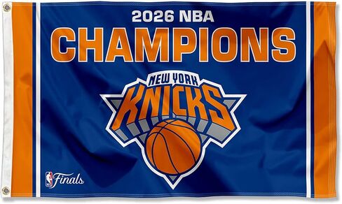 New York Knicks NBA Champions 2026 Banner Flag in Kuwait