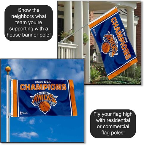 New York Knicks NBA Champions 2026 Banner Flag in Kuwait