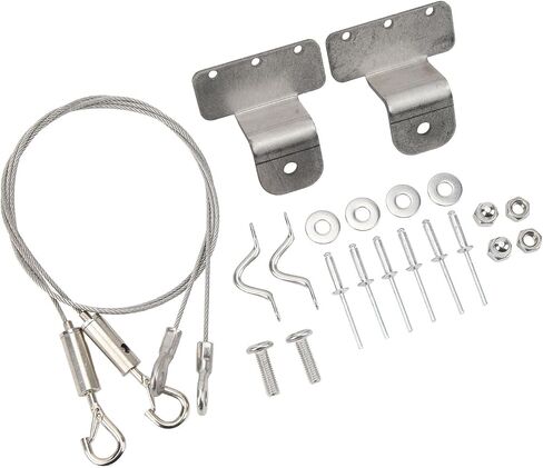 Keenso RV Hatch Door Lanyard Cable, 304 Stainless Steel Pull Rope with Adjustable Length for RV Yacht Hatch Door, 2 Pack in Kuwait