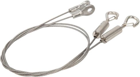 Keenso RV Hatch Door Lanyard Cable, 304 Stainless Steel Pull Rope with Adjustable Length for RV Yacht Hatch Door, 2 Pack in Kuwait