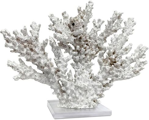 الشعاب المرجانية Decorlwhite ، تماثيل المرجان الاصطناعي ، الزخارف البحرية للمنازل ذات الطابع الشاطئ ، زينة المحيط المرجانية الاصطناعية (رمز متوسط) in Kuwait
