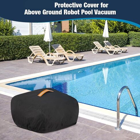 Robotic Pool Cleaner Cover for Winny W300 2022–2024, Water Resistant Storage Cover 600D Heavy Duty Protective Cover for Above Ground Robot Pools Vacuum in Kuwait