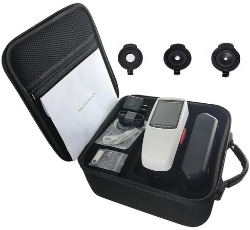 Tri-Aperture Color Densitometer Printing Spectrodensitometer with Caliber Φ11mm,Φ5mm,Φ3mm Repeatability Accuracy DE*ab≤0.02 Support WeChat Applet, Android, Apple, Hongmeng and Mobile APP in Kuwait