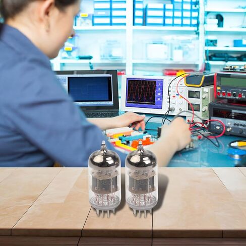 2 PCS 6H1n-EB Vacuum Tube, Replacement for 6N1 ECC85 6AQ8 Preamp Tube for Valve with Warm Natural Tone in Kuwait