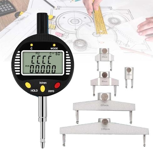 Electronic Inside and Outside Radius Gage,High Accuracy Digital Radius Gauge,Radius Measurement Tool,5-700mm Radius Range,with Data Transfer Function in Kuwait