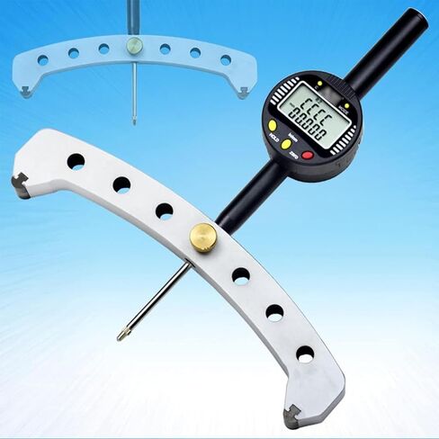 Electronic Inside and Outside Radius Gage,High Accuracy Digital Radius Gauge,Measuring Range 0-50.8mm,with 200mm Measuring Jaw,Radius Measurement Tool in Kuwait