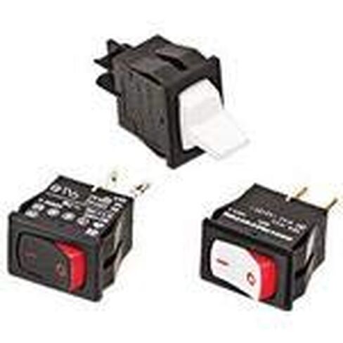 61112461-0-0-N, Switch Rocker ON Off ON DPDT Solder Lug Paddle 8A 250VAC 250VDC 100000Cycles Bulk (10 Items) in Kuwait