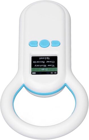 S20 Pet Microchip Scanner 134.2 كيلو هرتز قارئ معرف الحيوان المحمول مع شاشة TFT 1.44 بوصة، وتخزين 500 سجل، ISO 11784/11785 FDX - B متوافق مع الأطباء البيطريين والملاجئ & in Kuwait