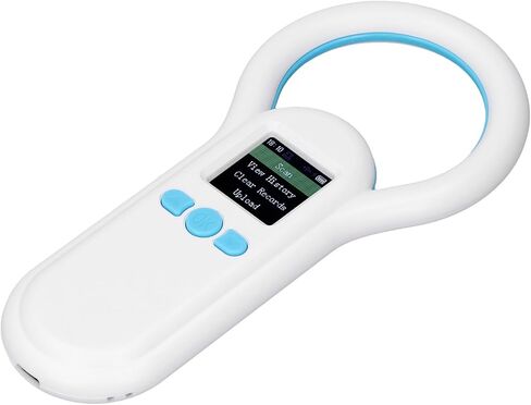 S20 Pet Microchip Scanner 134.2 كيلو هرتز قارئ معرف الحيوان المحمول مع شاشة TFT 1.44 بوصة، وتخزين 500 سجل، ISO 11784/11785 FDX - B متوافق مع الأطباء البيطريين والملاجئ & in Kuwait
