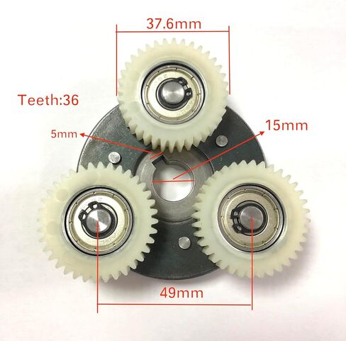 XF07 XF08 ZWG Hub Motor Clutch Assembly Planetary Set with Nylon Gear Spare Part Compatible with 250W/350W Geared Replacement in Kuwait