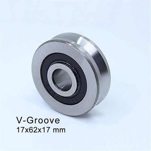 V176217 V Groove Sealed Ball Bearing 17x62x17mm Pulley Wheel Bearings Guide Track Rlooer in Kuwait