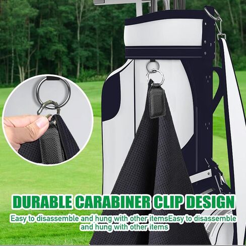 Magnetic Clip for Golf Towel Golf Magnetic Towel Clip Black Magnetic Golf Towel Clip for Golf Bags for Men in Kuwait