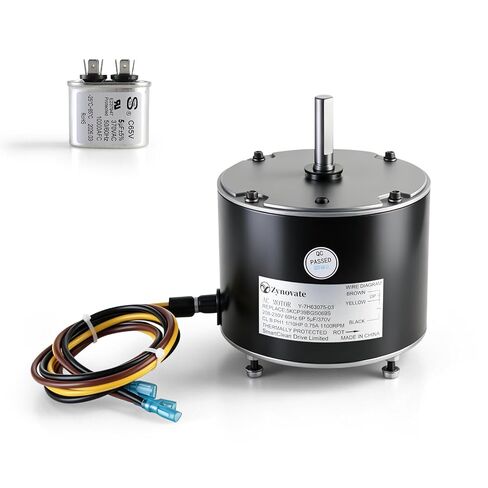 استبدال محرك مروحة المكثف للناقل 5KCP39BGS069S Genteq 3S001، 1/10 HP 1100 دورة في الدقيقة استبدال محرك مروحة المكثف لـ Fasco G3907 GE3907 Dayton 6DLL0 Genteq Bryant Payne Dayton AC/مكيف الهواء in Kuwait