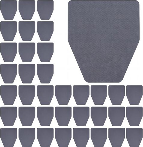 50 Pack Disposable Urinal Floor Mats Nonwoven Restroom Splash Pads with 300 Adhesive Dots 17.5" x 21" Mats Commercial Mens Bathroom Tile Protection Office Bar School Gym Facility Use(Black) in Kuwait