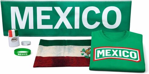 2026 Mexico Soccer Scarf Bandana Rubber Bracelet Body Paint T Fan Futbol Game Kit in Kuwait