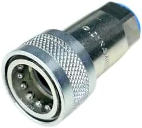 3/8" AG ISO 5675 Hydraulic Quick Connect Pioneer Style 3/8" NPT Thread, 1 set with orange dust caps included in Kuwait