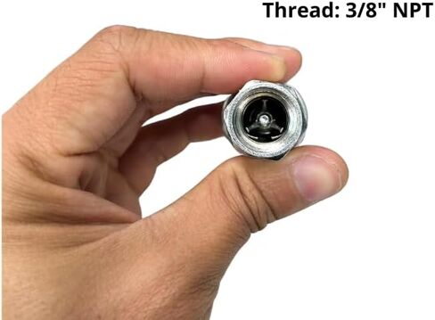 3/8" AG ISO 5675 Hydraulic Quick Connect Pioneer Style 3/8" NPT Thread, 1 set with orange dust caps included in Kuwait