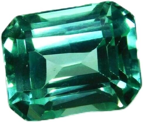 CERTIFIED Montana Sapphire 3 Ct Ring Size Emerald Cut Natural Loose Gemstone in Kuwait