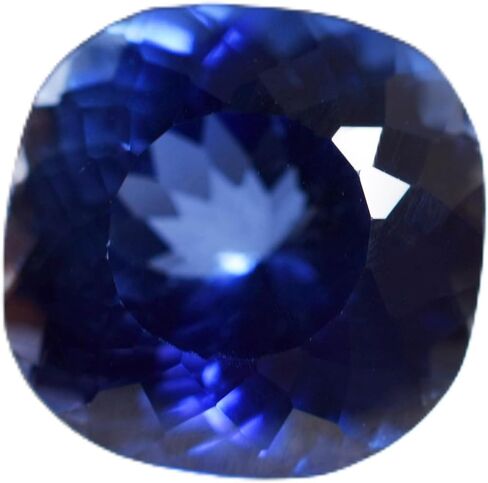 NATURAL Blue Tanzanite Square Cushion Shape 12.95 Ct CERTIFIED Loose Gemstone in Kuwait