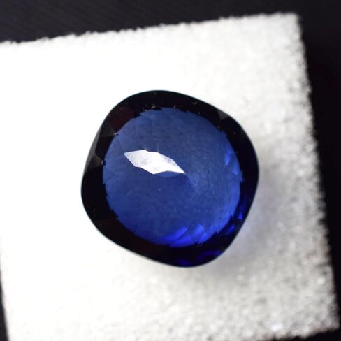 NATURAL Blue Tanzanite Square Cushion Shape 12.95 Ct CERTIFIED Loose Gemstone in Kuwait