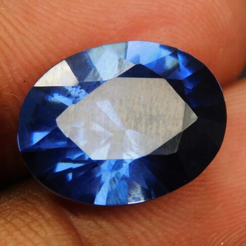 Blue Sapphire 10.23 Carat Oval Cut Ring Making Natural Loose Gemstone CERTIFIED in Kuwait