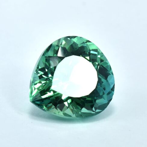 Bluish Green Sapphire CERTIFIED Loose Gemstone 13.85 Ct Natural Pear Ring Size in Kuwait