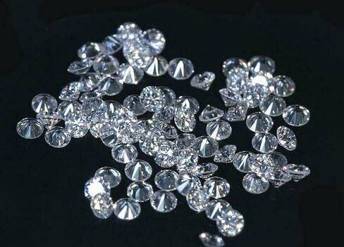 1 مللي متر CVD Diamond SI1 DEF اللون CVD/HPHT الأحجار الكريمة 100 قطعة مجموعة مختبر نمت فضفاضة in Kuwait