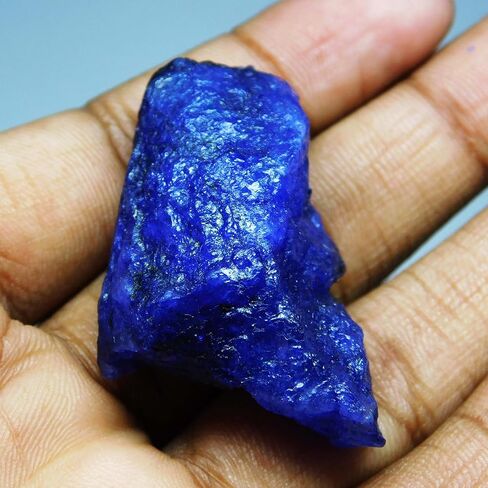 Natural Sapphire Blue Rough 85.60 Ct CERTIFIED Loose Gemstone Uncut Rough in Kuwait