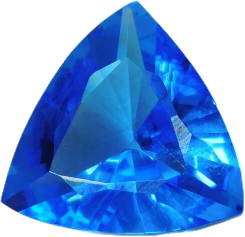 9 Ct Blue Trillion Cut Ring Size Natural Sapphire CERTIFIED Loose Gemstone in Kuwait