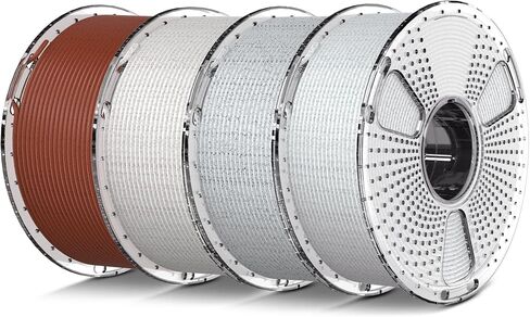 SUNLU خيوط PLA الحريرية 1.75 مم، خيوط طابعة PLA ثلاثية الأبعاد لامعة بدقة، دقة الأبعاد +/- 0.02 مم، تناسب معظم الطابعات ثلاثية الأبعاد، تغليف فراغ جيد، بكرة 1 كجم (2.2 رطل)، ذهبي فاتح حريري in Kuwait